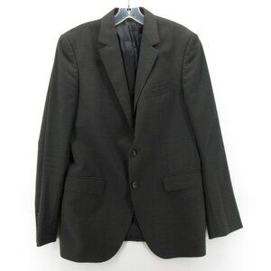 Lanvin Sport Coat 40 Charcoal Blazer Wool Jacket Lined Luxury Italy